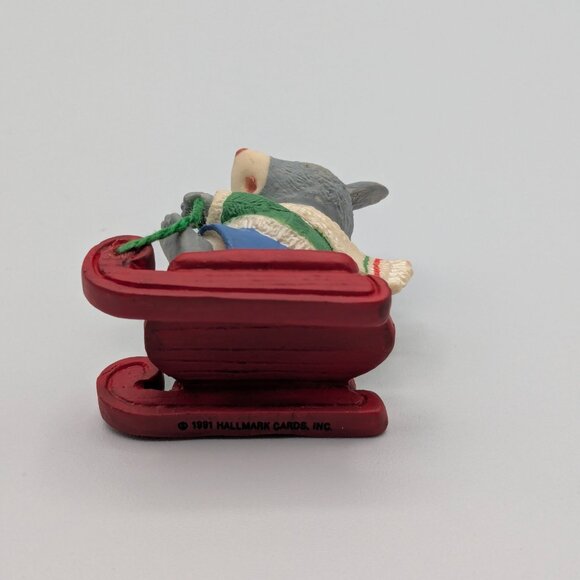 Hallmark Keepsake Look Out Below 1991, Tender Touches Collection Ornament - Picture 6 of 10